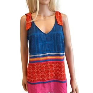 CABI SHOULDER TIE NOMAD PRINT TOP - Large